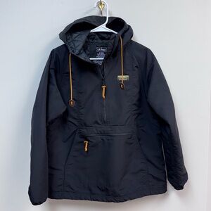 Women’s L.L. Bean Black Hooded Pullover Jacket